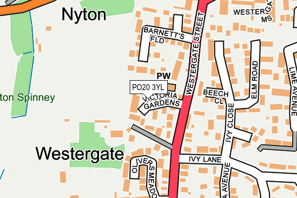 PO20 3YL map - OS OpenMap – Local (Ordnance Survey) PO20 3YL map - OS OpenMap – Local (Ordnance Survey)