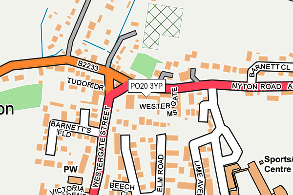 PO20 3YP map - OS OpenMap – Local (Ordnance Survey) PO20 3YP map - OS OpenMap – Local (Ordnance Survey)
