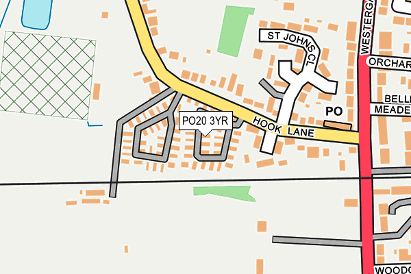 PO20 3YR map - OS OpenMap – Local (Ordnance Survey) PO20 3YR map - OS OpenMap – Local (Ordnance Survey)