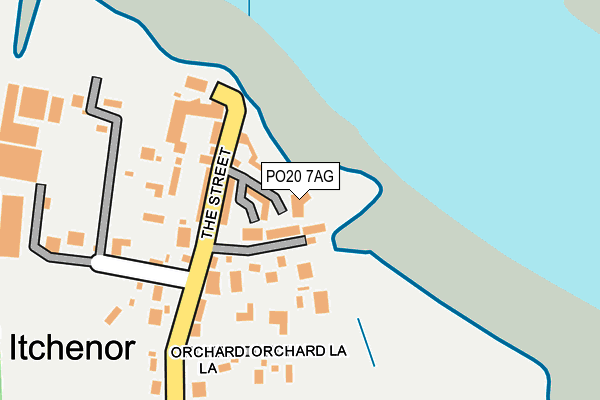 PO20 7AG map - OS OpenMap – Local (Ordnance Survey) PO20 7AG map - OS OpenMap – Local (Ordnance Survey)