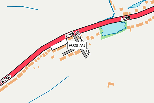 PO20 7AJ map - OS OpenMap – Local (Ordnance Survey) PO20 7AJ map - OS OpenMap – Local (Ordnance Survey)
