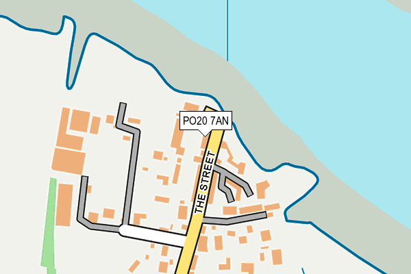 PO20 7AN map - OS OpenMap – Local (Ordnance Survey) PO20 7AN map - OS OpenMap – Local (Ordnance Survey)