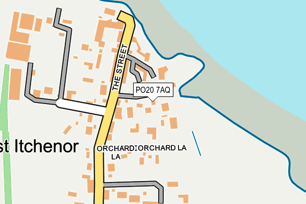 PO20 7AQ map - OS OpenMap – Local (Ordnance Survey) PO20 7AQ map - OS OpenMap – Local (Ordnance Survey)