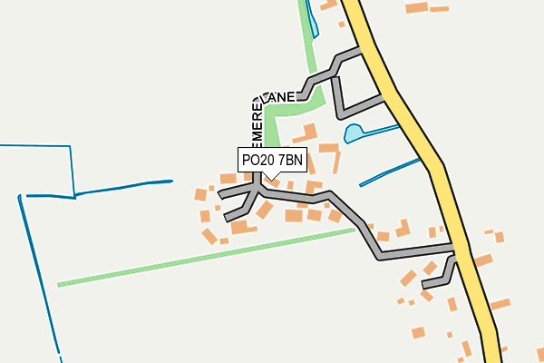 PO20 7BN map - OS OpenMap – Local (Ordnance Survey) PO20 7BN map - OS OpenMap – Local (Ordnance Survey)