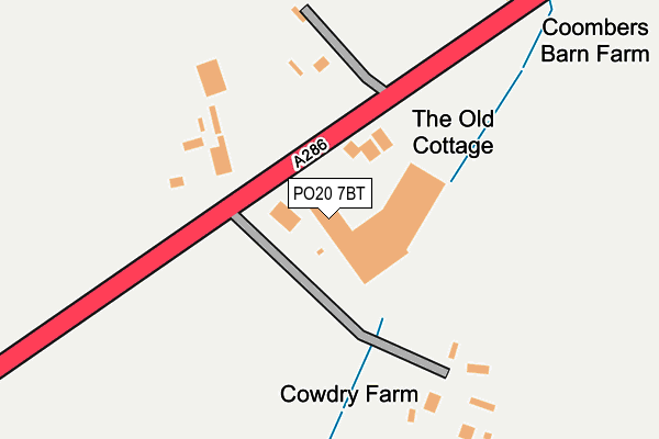 PO20 7BT map - OS OpenMap – Local (Ordnance Survey)