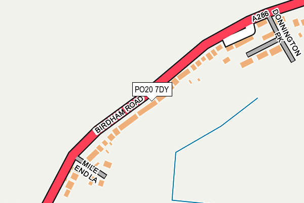 PO20 7DY map - OS OpenMap – Local (Ordnance Survey)