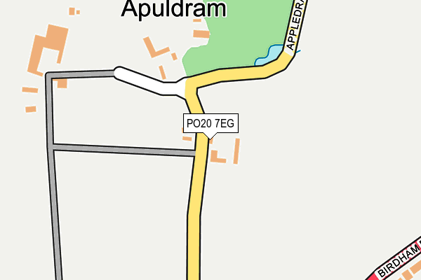 PO20 7EG map - OS OpenMap – Local (Ordnance Survey)
