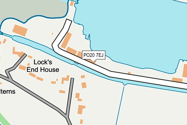 PO20 7EJ map - OS OpenMap – Local (Ordnance Survey) PO20 7EJ map - OS OpenMap – Local (Ordnance Survey)