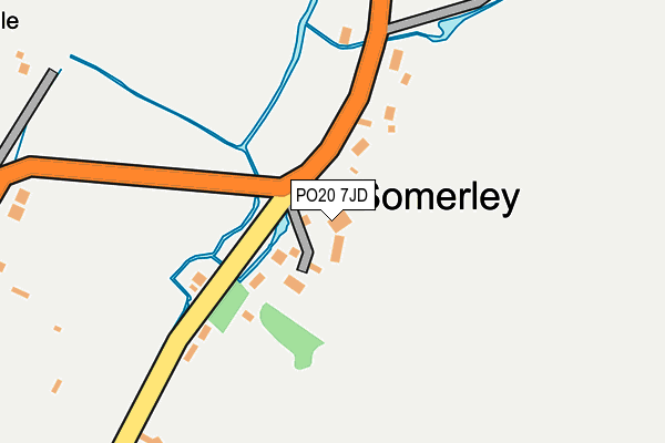 PO20 7JD map - OS OpenMap – Local (Ordnance Survey) PO20 7JD map - OS OpenMap – Local (Ordnance Survey)