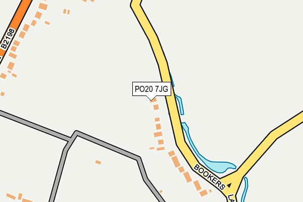 PO20 7JG map - OS OpenMap – Local (Ordnance Survey) PO20 7JG map - OS OpenMap – Local (Ordnance Survey)