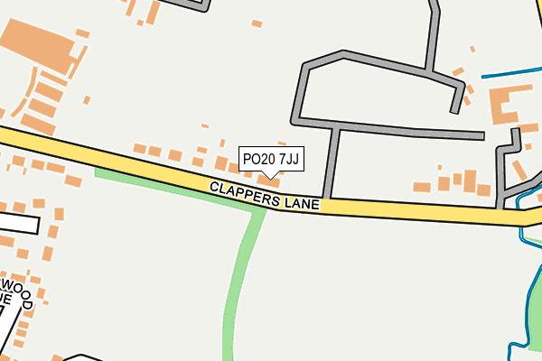 PO20 7JJ map - OS OpenMap – Local (Ordnance Survey) PO20 7JJ map - OS OpenMap – Local (Ordnance Survey)