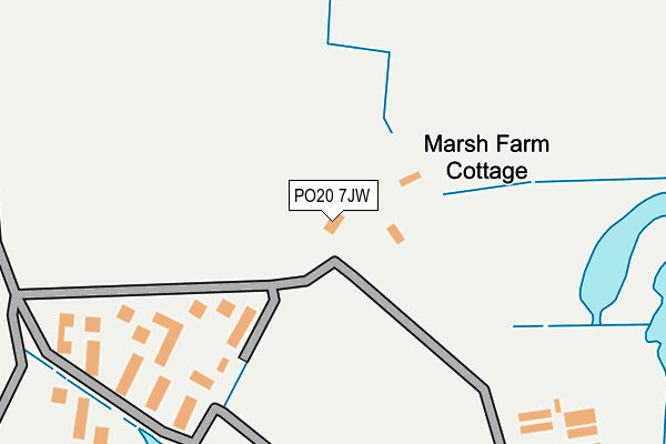 PO20 7JW map - OS OpenMap – Local (Ordnance Survey) PO20 7JW map - OS OpenMap – Local (Ordnance Survey)