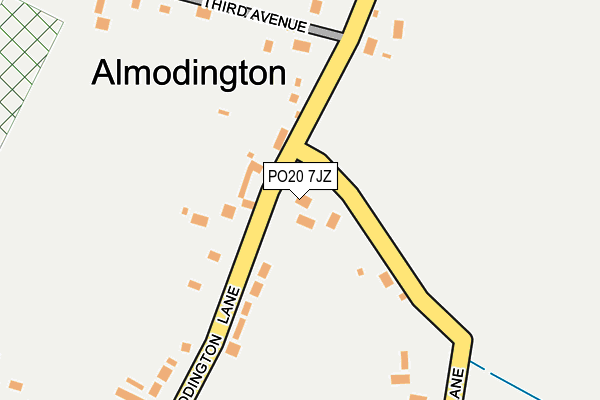 PO20 7JZ map - OS OpenMap – Local (Ordnance Survey) PO20 7JZ map - OS OpenMap – Local (Ordnance Survey)