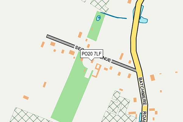 PO20 7LF map - OS OpenMap – Local (Ordnance Survey) PO20 7LF map - OS OpenMap – Local (Ordnance Survey)