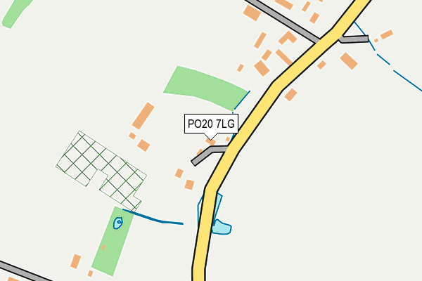 PO20 7LG map - OS OpenMap – Local (Ordnance Survey) PO20 7LG map - OS OpenMap – Local (Ordnance Survey)