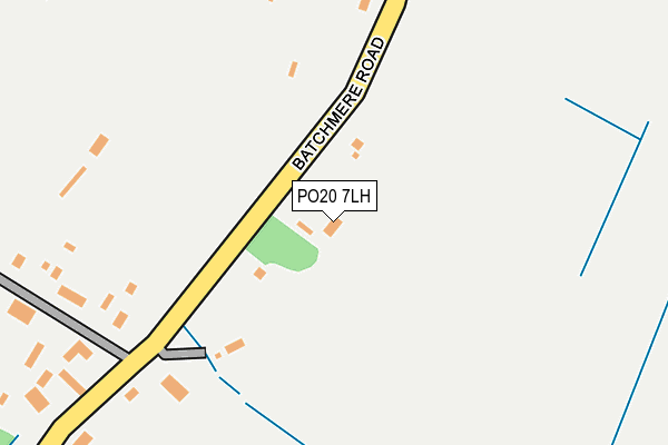PO20 7LH map - OS OpenMap – Local (Ordnance Survey) PO20 7LH map - OS OpenMap – Local (Ordnance Survey)