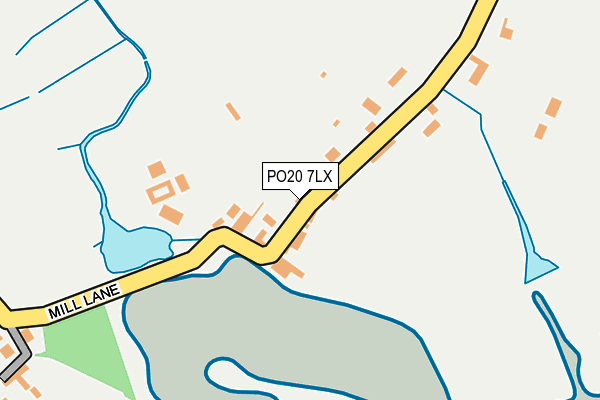 PO20 7LX map - OS OpenMap – Local (Ordnance Survey) PO20 7LX map - OS OpenMap – Local (Ordnance Survey)