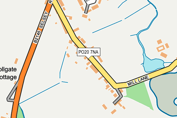 PO20 7NA map - OS OpenMap – Local (Ordnance Survey) PO20 7NA map - OS OpenMap – Local (Ordnance Survey)
