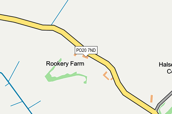 PO20 7ND map - OS OpenMap – Local (Ordnance Survey) PO20 7ND map - OS OpenMap – Local (Ordnance Survey)