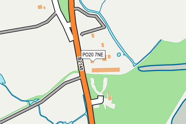 PO20 7NE map - OS OpenMap – Local (Ordnance Survey) PO20 7NE map - OS OpenMap – Local (Ordnance Survey)