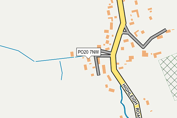 PO20 7NW map - OS OpenMap – Local (Ordnance Survey) PO20 7NW map - OS OpenMap – Local (Ordnance Survey)
