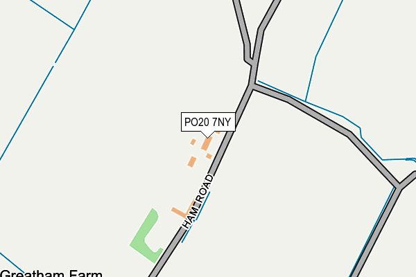 PO20 7NY map - OS OpenMap – Local (Ordnance Survey) PO20 7NY map - OS OpenMap – Local (Ordnance Survey)