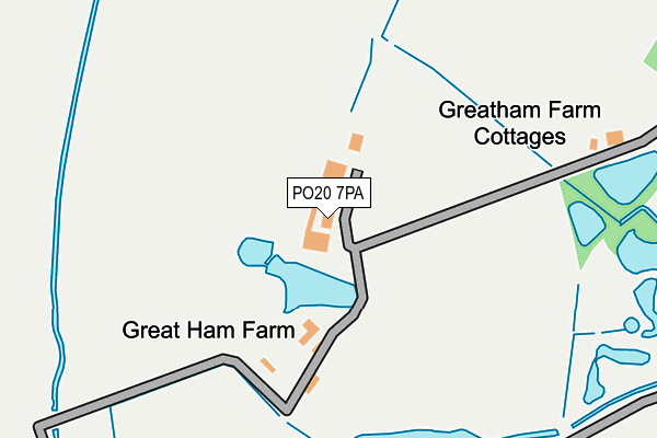 PO20 7PA map - OS OpenMap – Local (Ordnance Survey) PO20 7PA map - OS OpenMap – Local (Ordnance Survey)