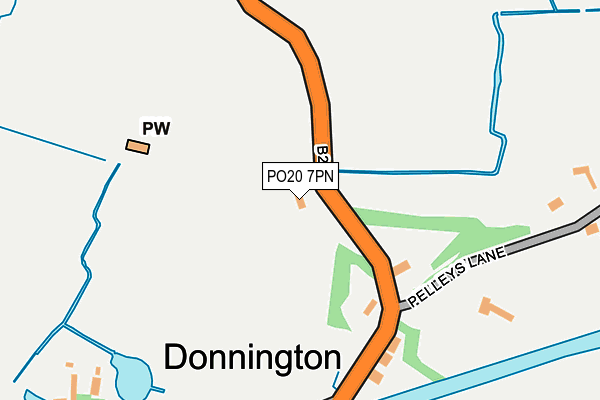 PO20 7PN map - OS OpenMap – Local (Ordnance Survey) PO20 7PN map - OS OpenMap – Local (Ordnance Survey)