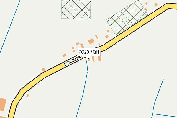 PO20 7QH map - OS OpenMap – Local (Ordnance Survey) PO20 7QH map - OS OpenMap – Local (Ordnance Survey)