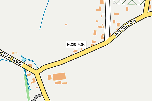 PO20 7QR map - OS OpenMap – Local (Ordnance Survey) PO20 7QR map - OS OpenMap – Local (Ordnance Survey)