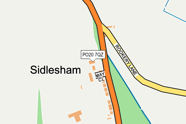 PO20 7QZ map - OS OpenMap – Local (Ordnance Survey) PO20 7QZ map - OS OpenMap – Local (Ordnance Survey)