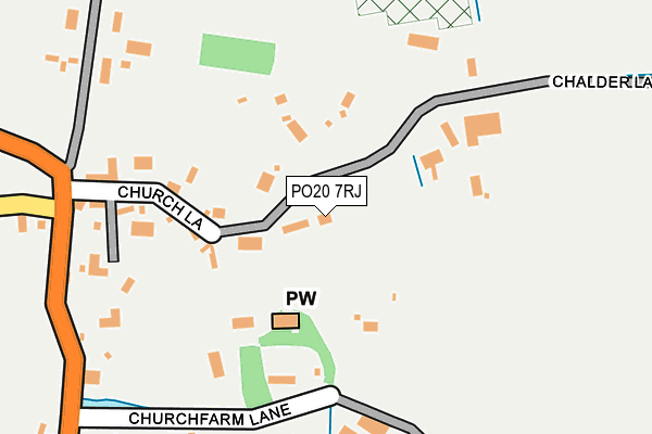 PO20 7RJ map - OS OpenMap – Local (Ordnance Survey) PO20 7RJ map - OS OpenMap – Local (Ordnance Survey)