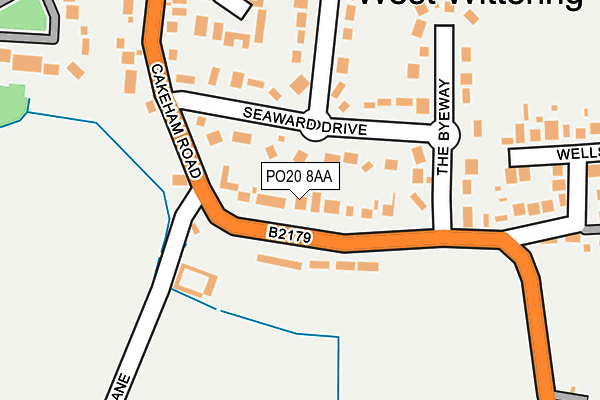 PO20 8AA map - OS OpenMap – Local (Ordnance Survey) PO20 8AA map - OS OpenMap – Local (Ordnance Survey)