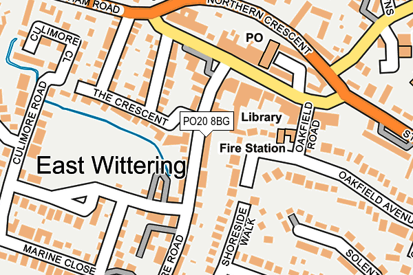PO20 8BG map - OS OpenMap – Local (Ordnance Survey) PO20 8BG map - OS OpenMap – Local (Ordnance Survey)