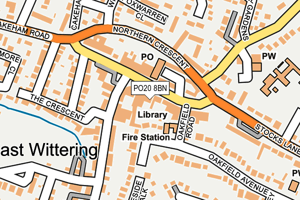 PO20 8BN map - OS OpenMap – Local (Ordnance Survey) PO20 8BN map - OS OpenMap – Local (Ordnance Survey)