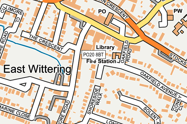 PO20 8BT map - OS OpenMap – Local (Ordnance Survey) PO20 8BT map - OS OpenMap – Local (Ordnance Survey)