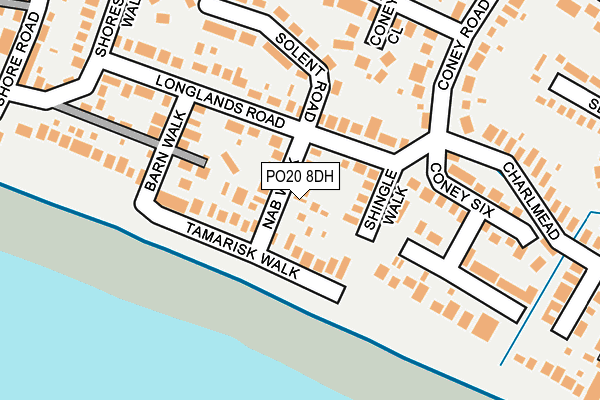PO20 8DH map - OS OpenMap – Local (Ordnance Survey) PO20 8DH map - OS OpenMap – Local (Ordnance Survey)