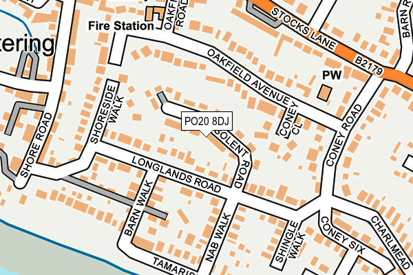 PO20 8DJ map - OS OpenMap – Local (Ordnance Survey) PO20 8DJ map - OS OpenMap – Local (Ordnance Survey)