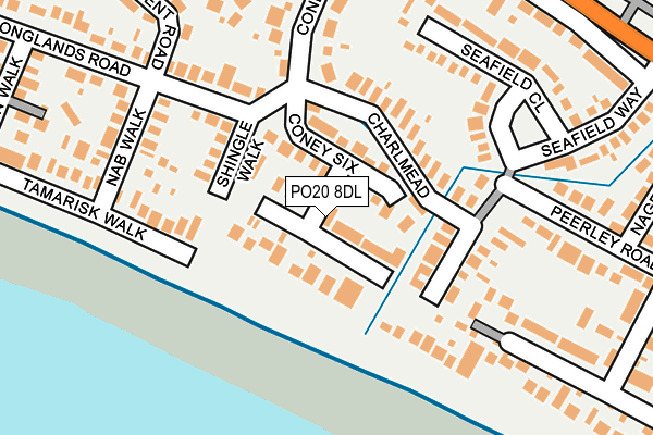 PO20 8DL map - OS OpenMap – Local (Ordnance Survey) PO20 8DL map - OS OpenMap – Local (Ordnance Survey)