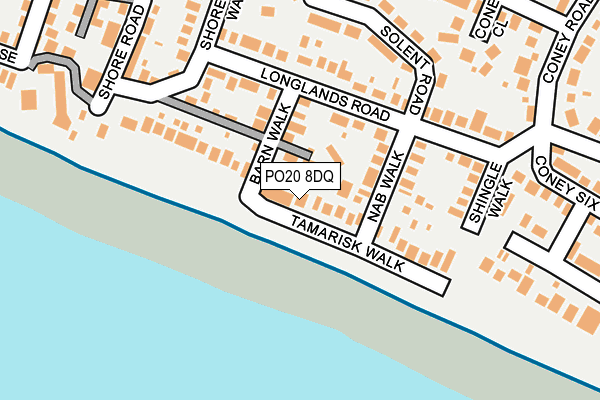 PO20 8DQ map - OS OpenMap – Local (Ordnance Survey) PO20 8DQ map - OS OpenMap – Local (Ordnance Survey)
