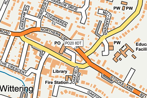 PO20 8DT map - OS OpenMap – Local (Ordnance Survey) PO20 8DT map - OS OpenMap – Local (Ordnance Survey)