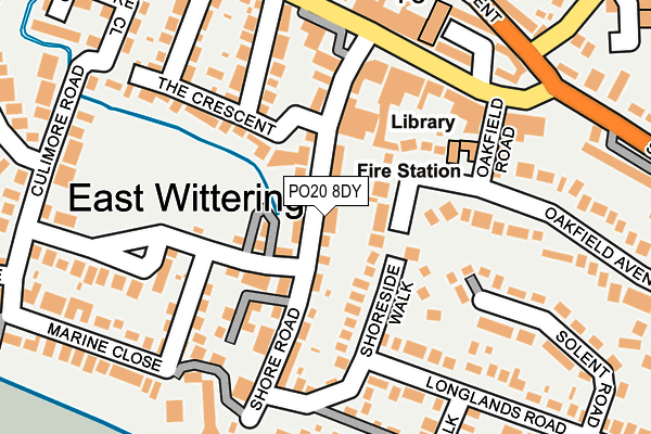 PO20 8DY map - OS OpenMap – Local (Ordnance Survey) PO20 8DY map - OS OpenMap – Local (Ordnance Survey)