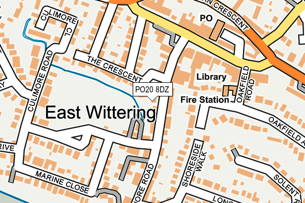 PO20 8DZ map - OS OpenMap – Local (Ordnance Survey) PO20 8DZ map - OS OpenMap – Local (Ordnance Survey)