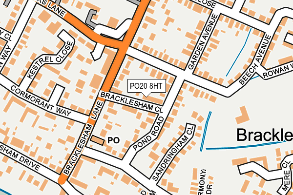 PO20 8HT map - OS OpenMap – Local (Ordnance Survey) PO20 8HT map - OS OpenMap – Local (Ordnance Survey)