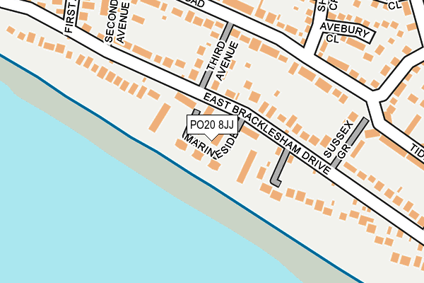 PO20 8JJ map - OS OpenMap – Local (Ordnance Survey) PO20 8JJ map - OS OpenMap – Local (Ordnance Survey)