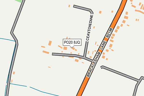 PO20 8JQ map - OS OpenMap – Local (Ordnance Survey) PO20 8JQ map - OS OpenMap – Local (Ordnance Survey)