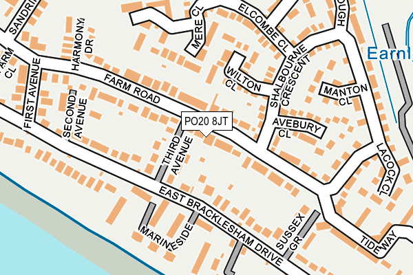 PO20 8JT map - OS OpenMap – Local (Ordnance Survey) PO20 8JT map - OS OpenMap – Local (Ordnance Survey)