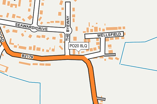 PO20 8LQ map - OS OpenMap – Local (Ordnance Survey) PO20 8LQ map - OS OpenMap – Local (Ordnance Survey)