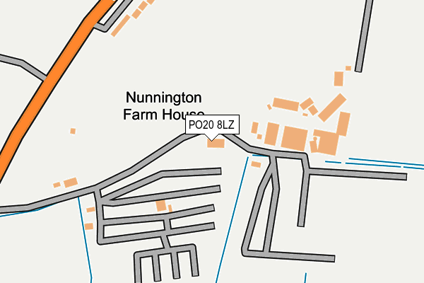 PO20 8LZ map - OS OpenMap – Local (Ordnance Survey) PO20 8LZ map - OS OpenMap – Local (Ordnance Survey)