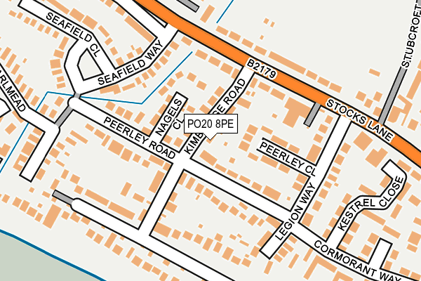 PO20 8PE map - OS OpenMap – Local (Ordnance Survey) PO20 8PE map - OS OpenMap – Local (Ordnance Survey)